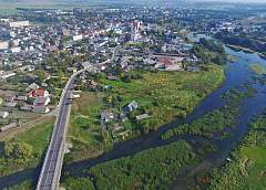 Ошмянка. Голубая река  в зеленом коридоре в проекте "Гродзенскай праўды" "Гродненщина синеокая"