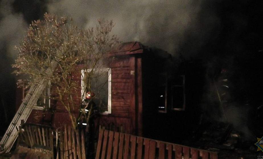 У Лідскім раёне на пажары загінуў 45-гадовы мужчына