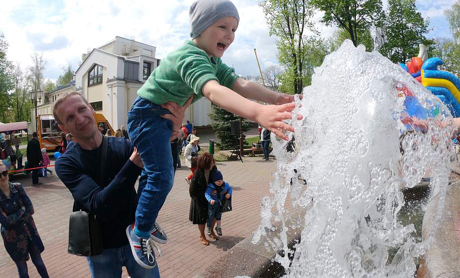 В Гродно открыли сезон фонтанов