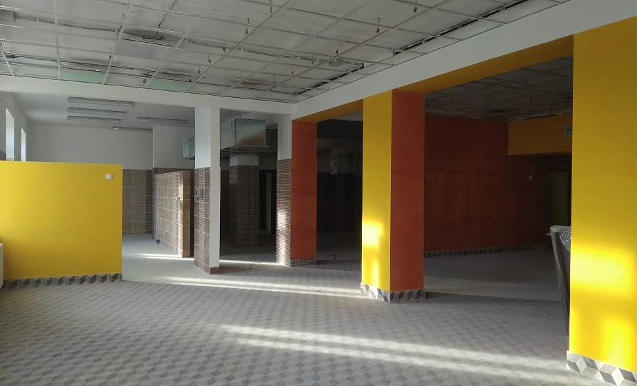 В скидельской СШ № 1 начался монтаж оборудования на пищеблоке