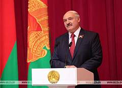 Александр  Лукашенко: освобождение Беларуси стало точкой отсчета новой истории страны - мирной и созидательной 