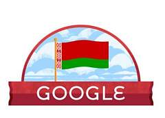 Логотип Google изменился в честь Дня Независимости Беларуси