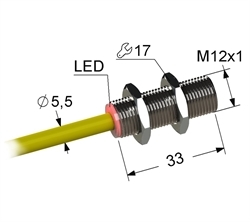 Датчик индуктивный бесконтактный PS2-12M33-4B31-K