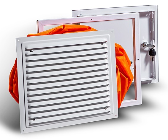 Узел стыковочный стеновой (вытяжной) 200х200мм EI 60