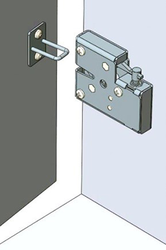 Замок мебельный AL-ZM-01-12