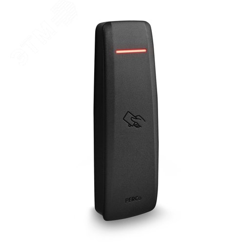 Контроллер замка со встроенным считывателем для карт формата EMM/HID, черный цвет (RAL 9005) PERCo-CL15.3D PERCo