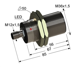 Датчик индуктивный бесконтактный PS2-18M53-8B11-K