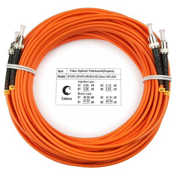 Патч-корд оптический FOP-62-ST-ST-15m (7635c)