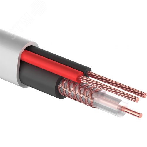 Кабель КВК-В-2+2x0,75 мм2 (Cu/CCA) (96) белый, 200 м 01-4108 ProConnect