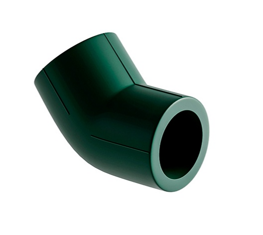 Отвод (уголок 45°) SLTFYBF250GR Отвод SLT BLOCKFIRE PP-R 45° 50 уголок