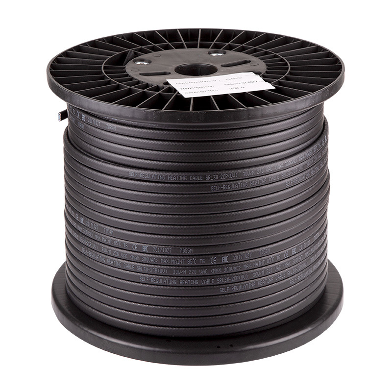 Кабель 51-0636 ∙ Кабель греющий саморегулирующийся PROconnect SRL 30-2CR (UV), экранированный, с защитой от ультрафиолета, 30 Вт/1 м