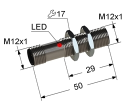 Датчик индуктивный бесконтактный PS2-12M50-4B41-C4