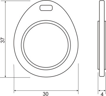 Бесконтактный брелок IL-30NFC