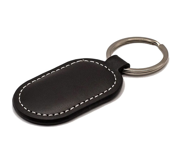 Бесконтактный брелок RFID брелок кожаный MIFARE (CLASSIC LKEY-MF) ЧЕРНЫЙ