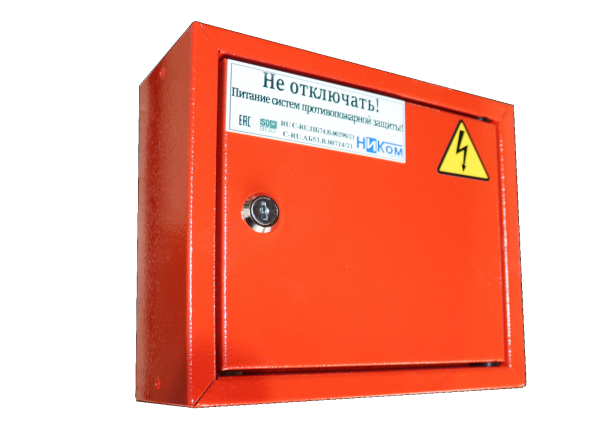 Панель питания электроприемников системы противопожарной защиты ЩУ-П НИКОМ 230-IP65-1[3/230/6]