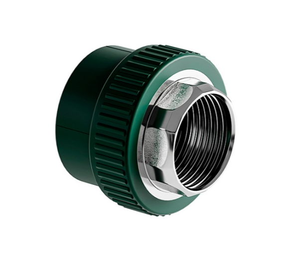 Муфта комбинированная (под ключ) SLTFMBF5404GR Муфта SLT BLOCKFIRE PP-R комб. ВР 40×1 1/4" под ключ
