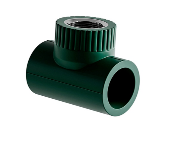 Тройник комбинированный SLTFTBF4321GR Тройник SLT BLOCKFIRE PP-R комб. ВР 32×1/2"