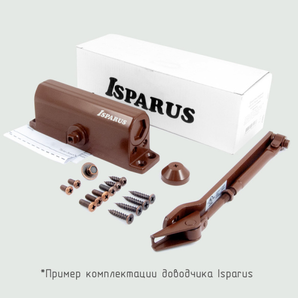 Доводчик дверной Isparus 430 (серый)