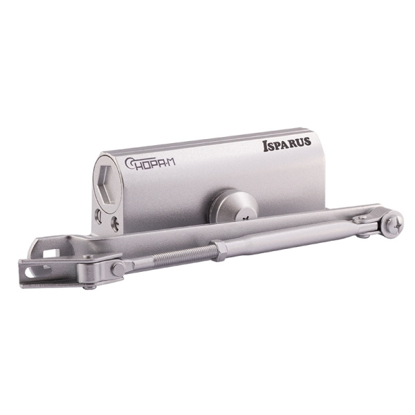 Доводчик дверной Isparus 430 F (серебро)
