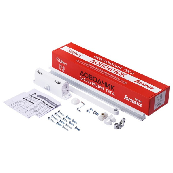 Доводчик дверной Isparus 430 Slider (белый)