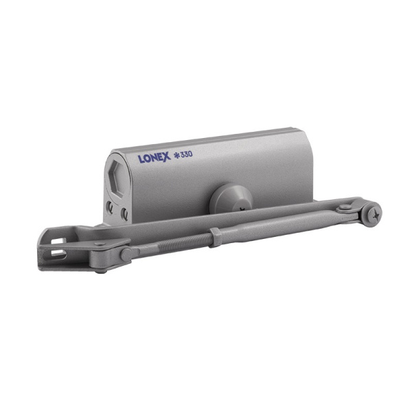 Доводчик дверной LONEX 330 (серый)