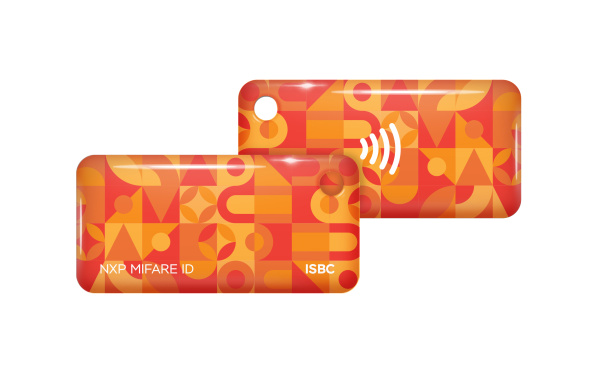 Бесконтактный брелок RFID-Брелок ISBC Mifare ID 4 byte nUID (оранжевый)