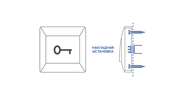 Кнопка выхода SKAT AC 82P Button (8464)
