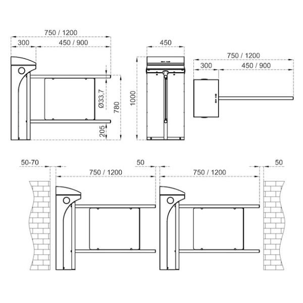 Калитка в комплекте PSSL605S