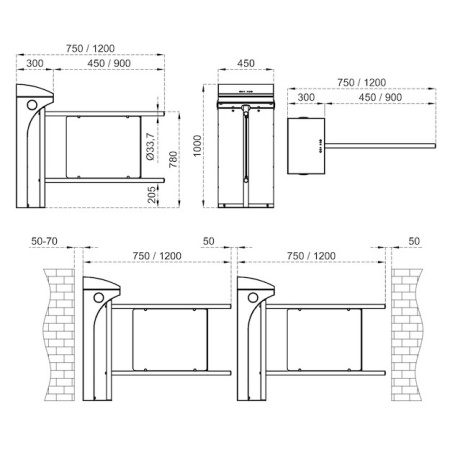 Калитка в комплекте PSSL605S