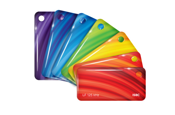 Бесконтактный брелок RFID-Брелок ISBC ATA5577 (cиний)