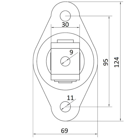 Петля регулируемая HP 18 O (1700100)
