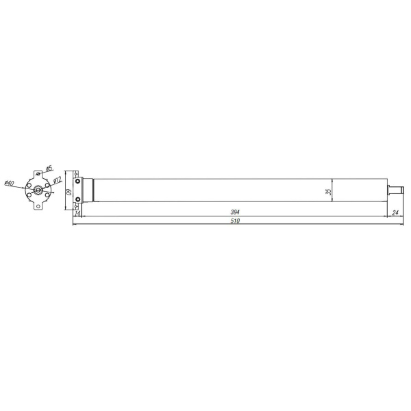 Привод для роллет RS10/17KIT