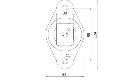 Петля регулируемая HP 20 SO (1700223)