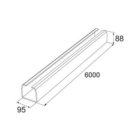 Направляющая балка DHS95/M