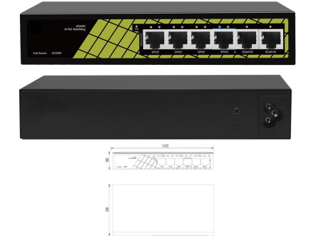 Коммутатор PoE TS-S1106