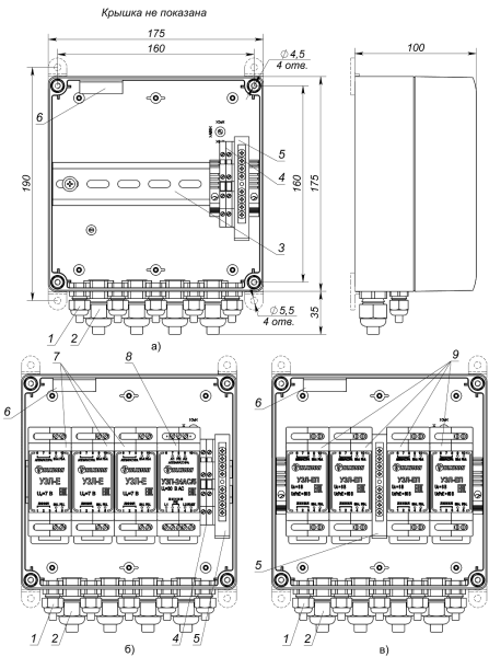 Коробка монтажная КМ-8