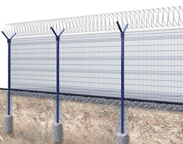 Панель сварная димаметр прутка 4мм, ячейка 50x100 (830x2500)