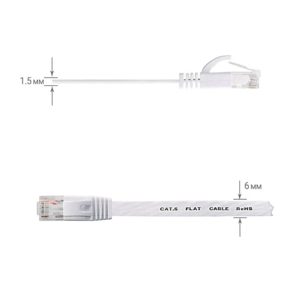 Кабель для настройки ОВЕН Кабель UTP RJ45-RJ45 (0,15 м)