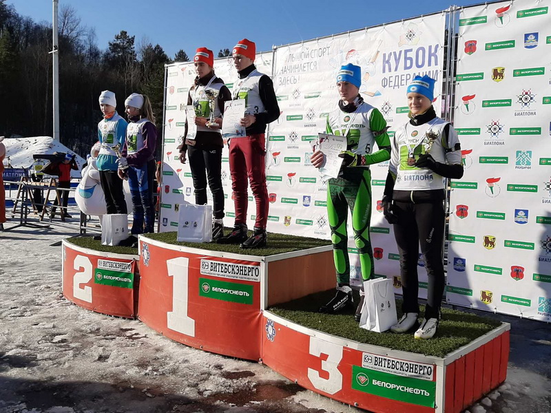 Новогрудчане пополнили копилку наград команды Гродненской области в Кубке Белорусской федерации биатлона
