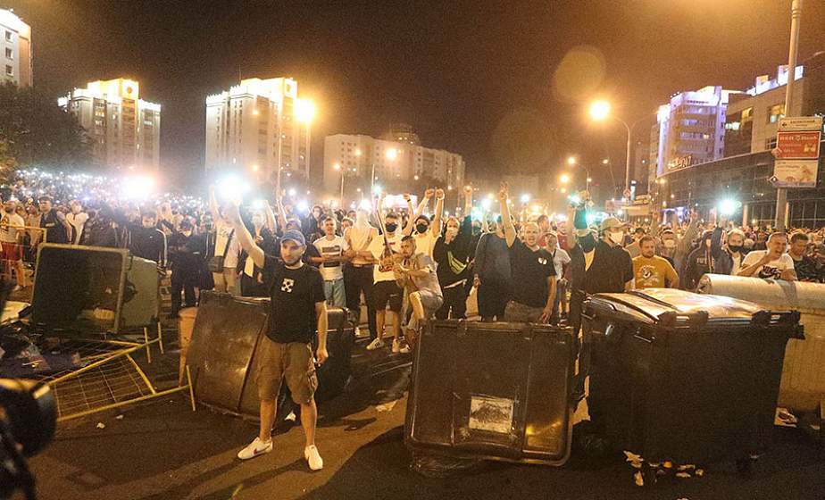 Что происходило вечером в воскресенье в Минске и некоторых белорусских городах