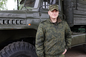 Призвание – военный водитель. Как новогрудчанин Егор Кучко нашел свое место в армейском строю