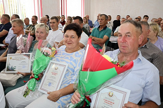 Созидатели Новогрудчины. Коллектив строительно-монтажного управления принимал поздравления с Днем строителя (+фотоальбом)