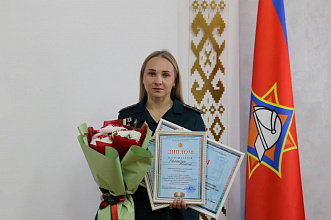 Божена Полякова из Новогрудка стала победителем областного конкурса на лучшего пропагандиста МЧС